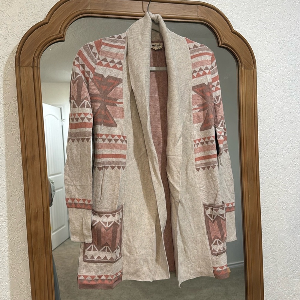 Aztec Print Cardigan